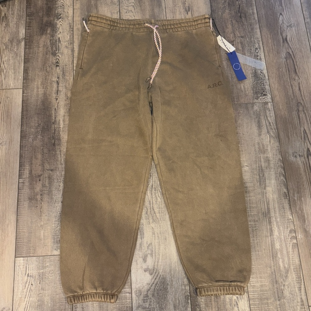 A.R.C. Brown Fleece Jogger Sweatpants Size XL - Picture 4 of 6